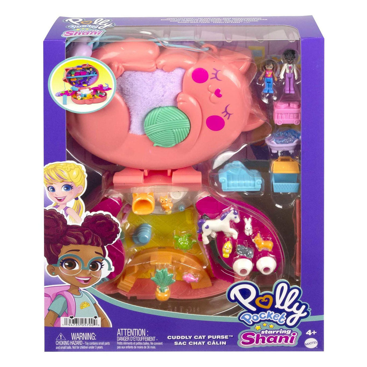 Mattel polly Pocket Shani De Knufflat Speeferet