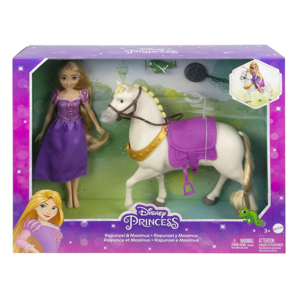 Mattel Princess Pop Rapunzel et Maximus