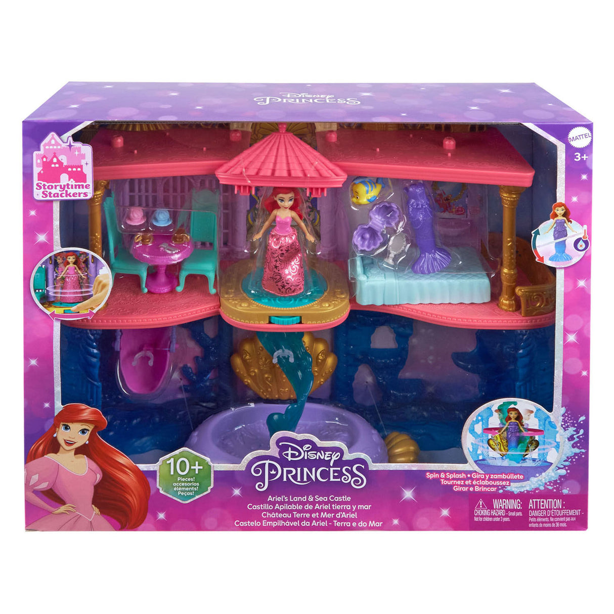 Mattel Disney Princess Artiels Land och Sea Kaseel Dollhouse