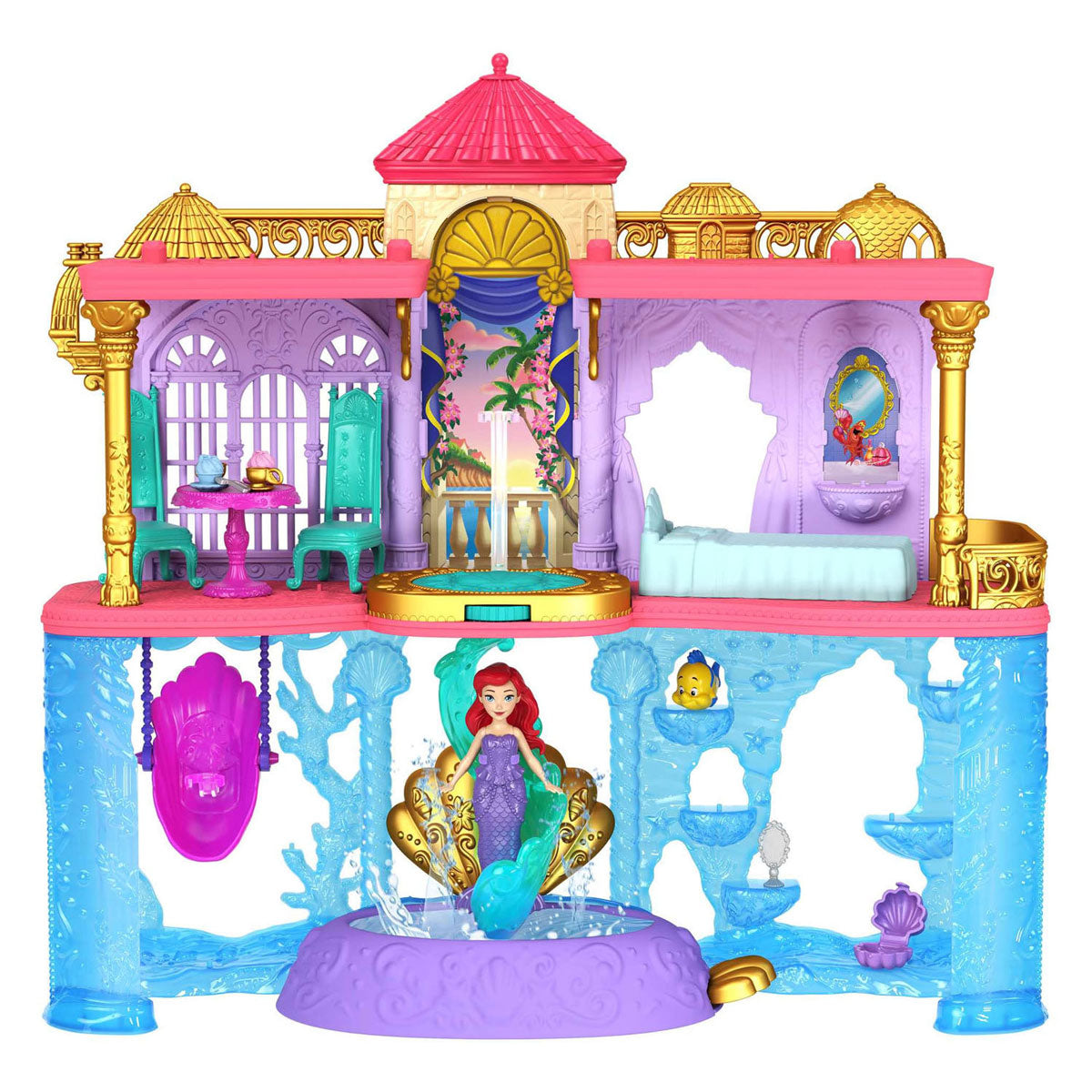 Mattel Disney Princess Artiels Land och Sea Kaseel Dollhouse