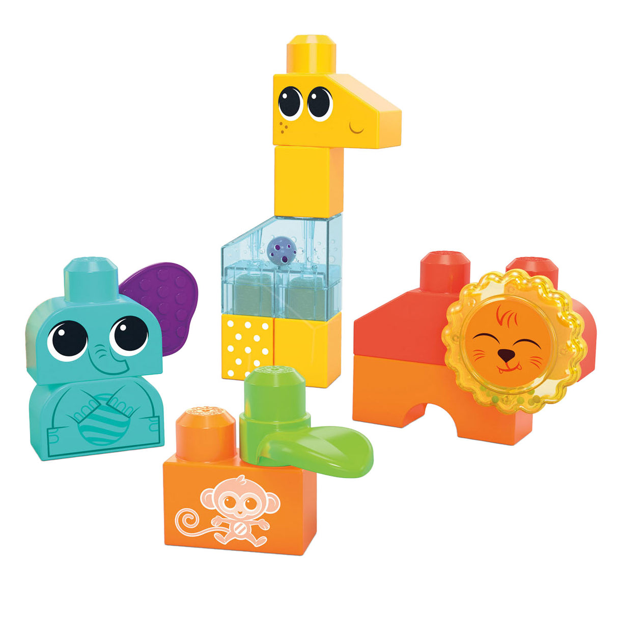 Mega bloks rock n rattle bouwset. 15dlg.