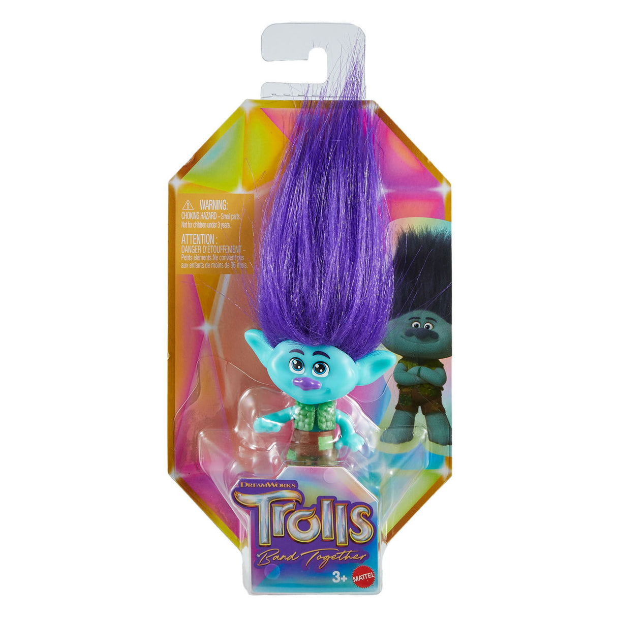 Mattel Trolls 3 Band zesummen Branche kleng Pop