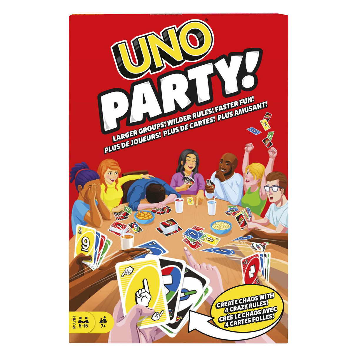 Mattel uno party kaartspel