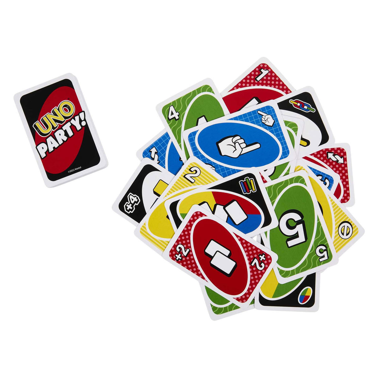 Juego de cartas de fiesta de Mattel Uno