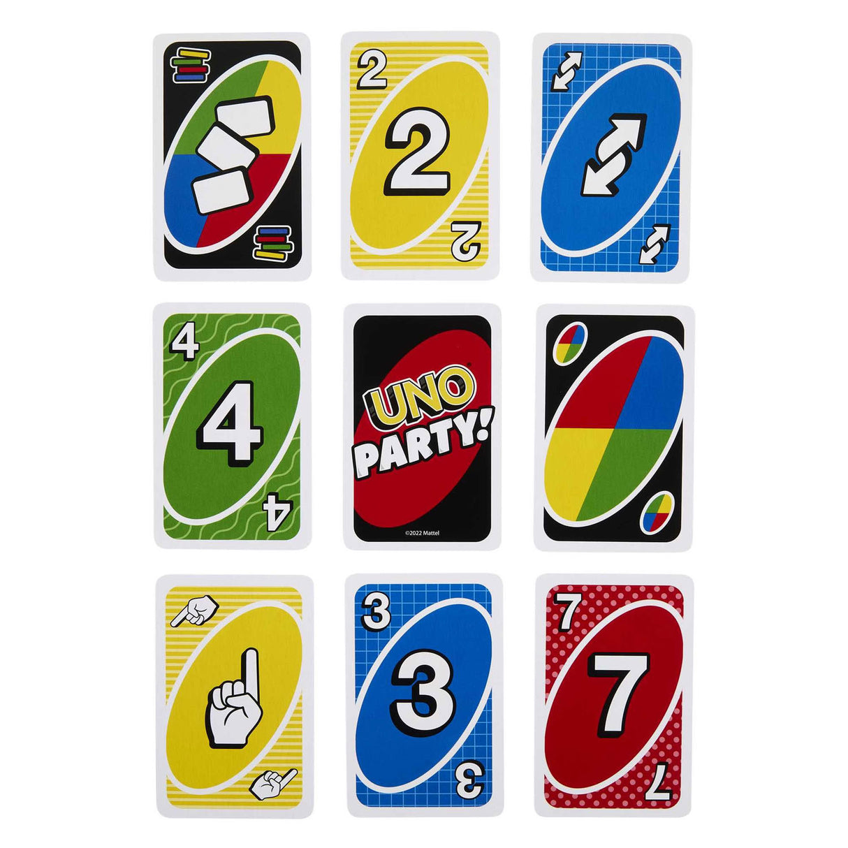 Juego de cartas de fiesta de Mattel Uno