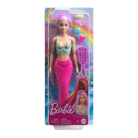 Barbie Meerjungfrau rosa langes Haar