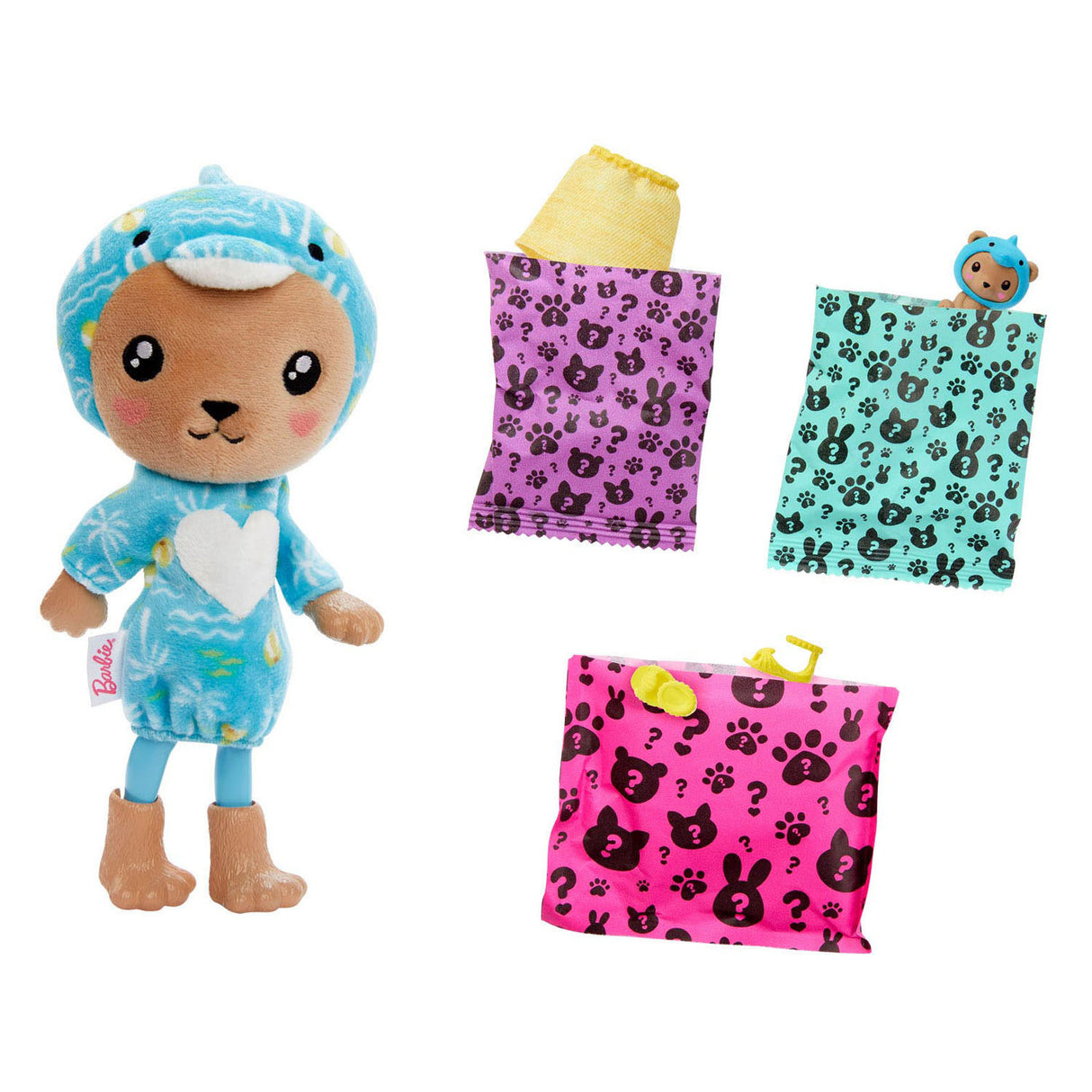 Mattel Cutie Reveal Chelsea Teddybeer als dolfij