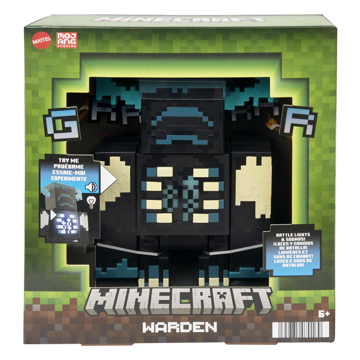 Mattel Minecraft Warden Figur