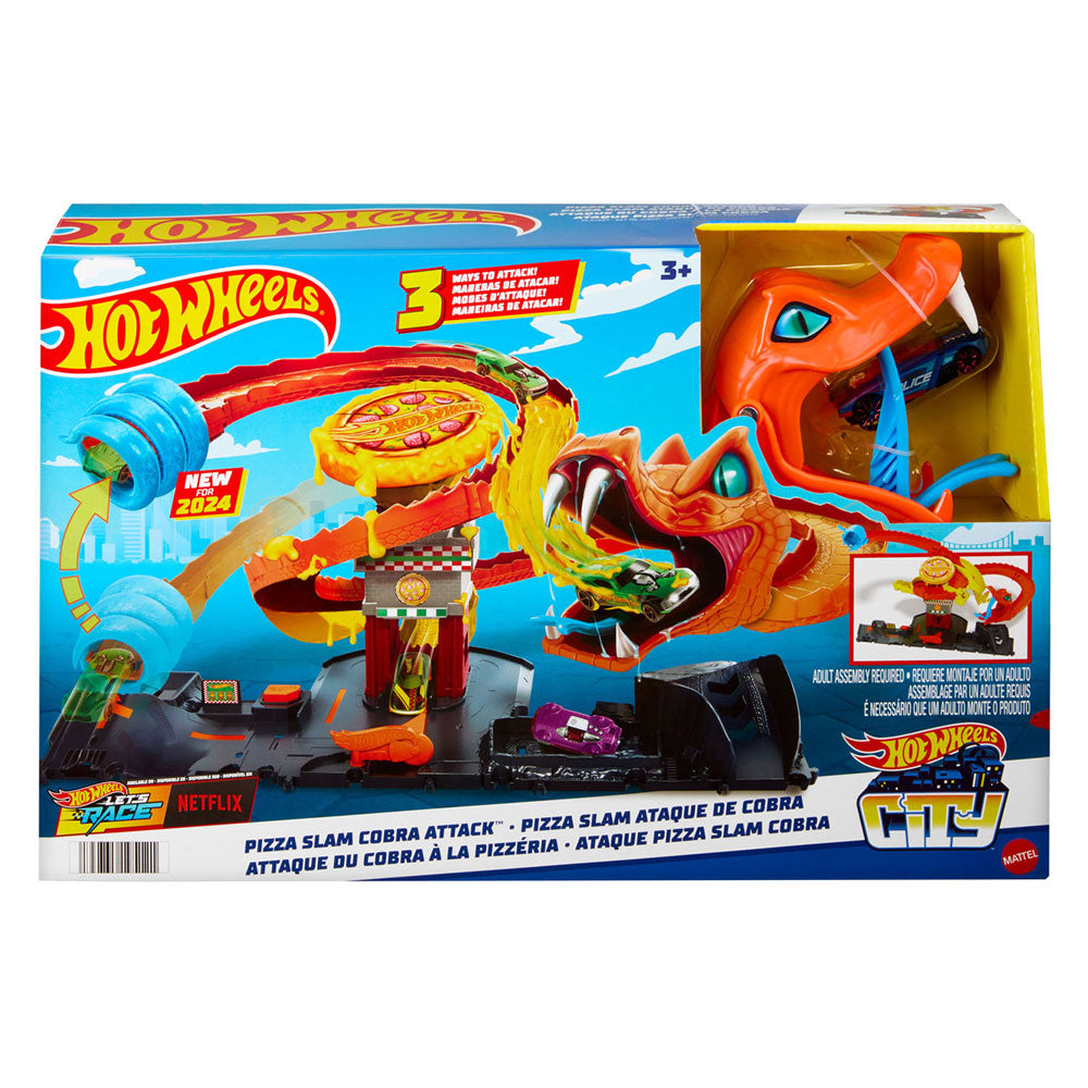 Hot Wheels City Pizza Shop Play Set