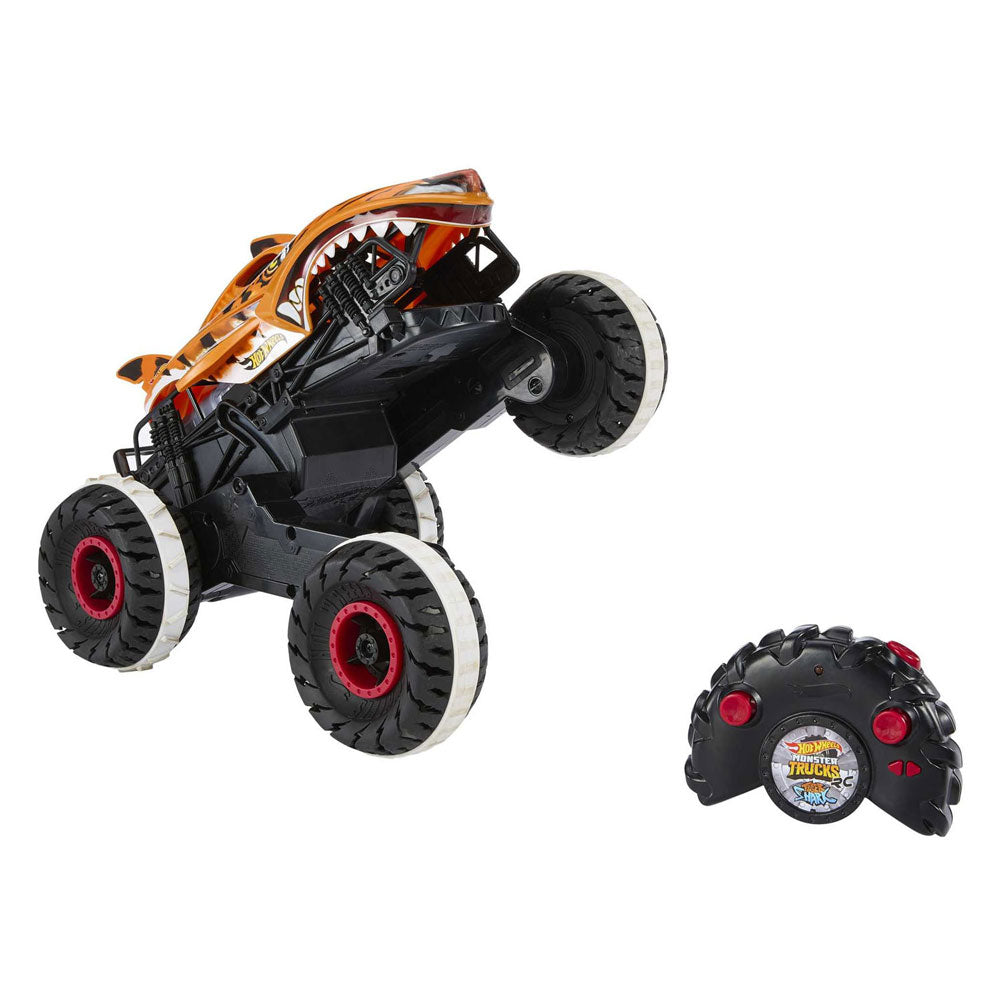 Hot Wheels RC Monster Trucks Ustoppelige Hijgertaaai Stowable Car