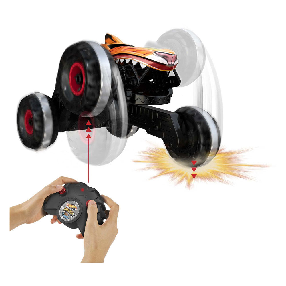 Hot Wheels RC Monster Trucks Unstoppable Hijgertaaai Stowable car