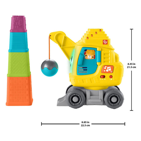 Mattel Fisher Price Zähl- und Stapelkran