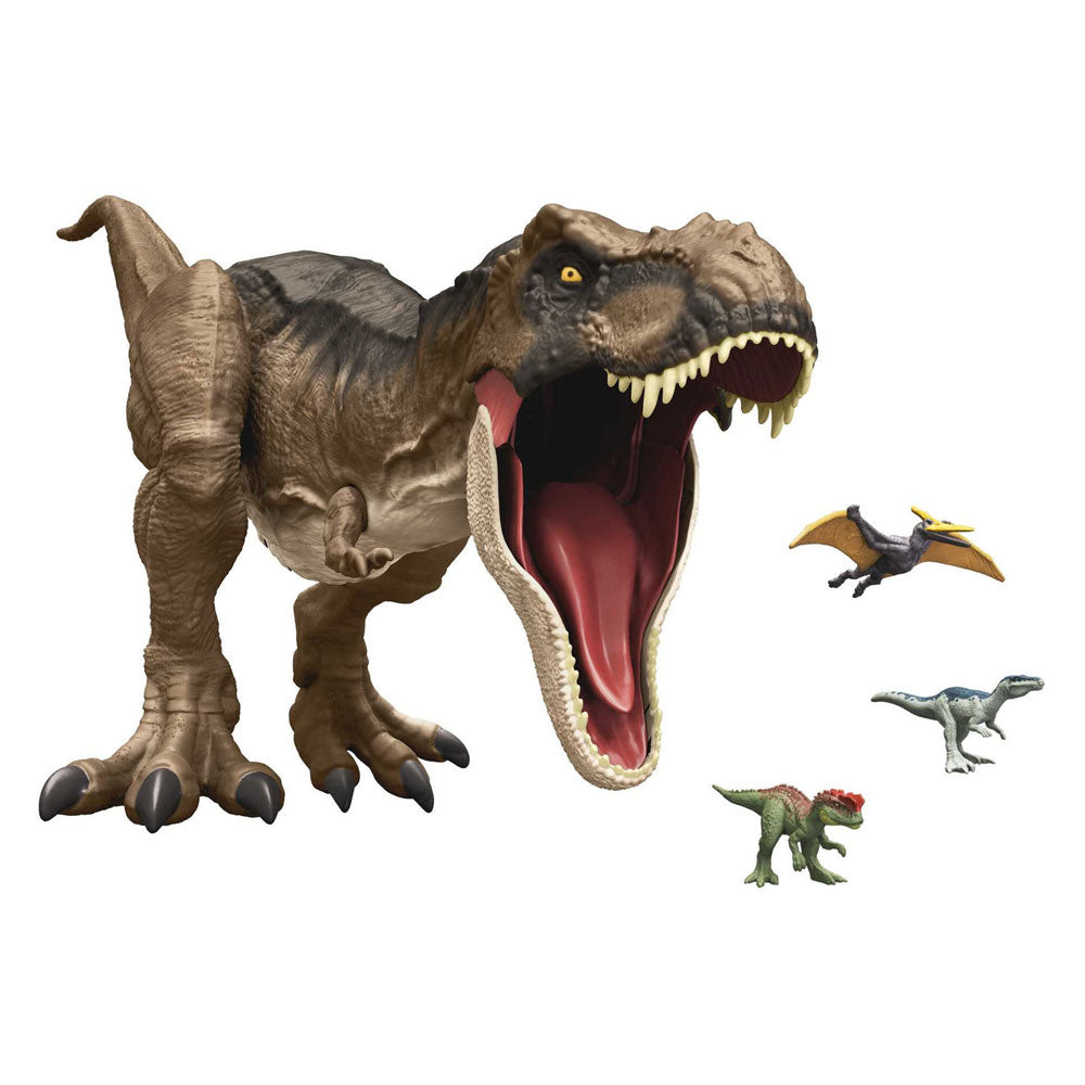 Matstelle jurain Welt Dominion Super Colossal T-Rex Dinosaurus spillt Figur