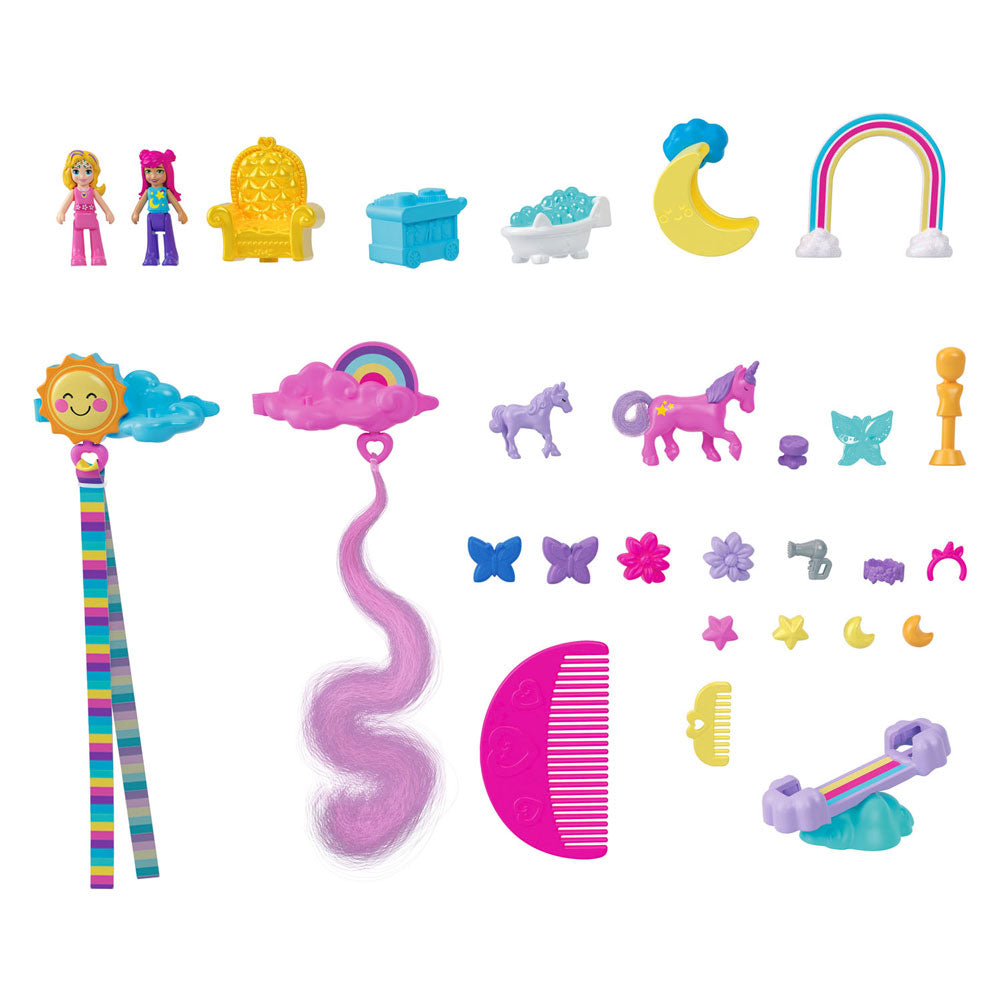 Pocket Salon Mattel Polly ze sady Regenboog Unicorn