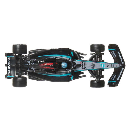 Hot Wheels Premium Metall-Formel-1-Sammelspielzeug-Rennwagen – George Russell Mercedes-Benz
