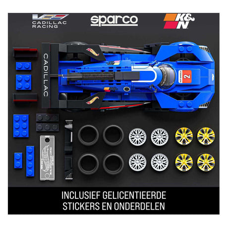 Hot Wheels Brick Shop Speed ​​Series Cadillac 1:32 Bauset – 236 Teile.