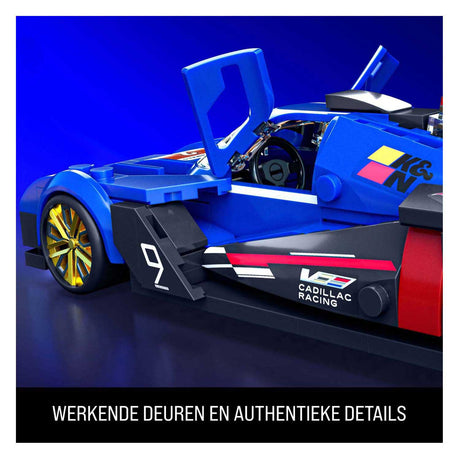 Hot Wheels Brick Shop Speed ​​Series Cadillac 1:32 Bauset – 236 Teile.