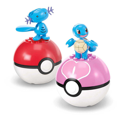 Mattel Mega Construct Pokemon-Bauset – Magikarp, Shellder und Quaxly