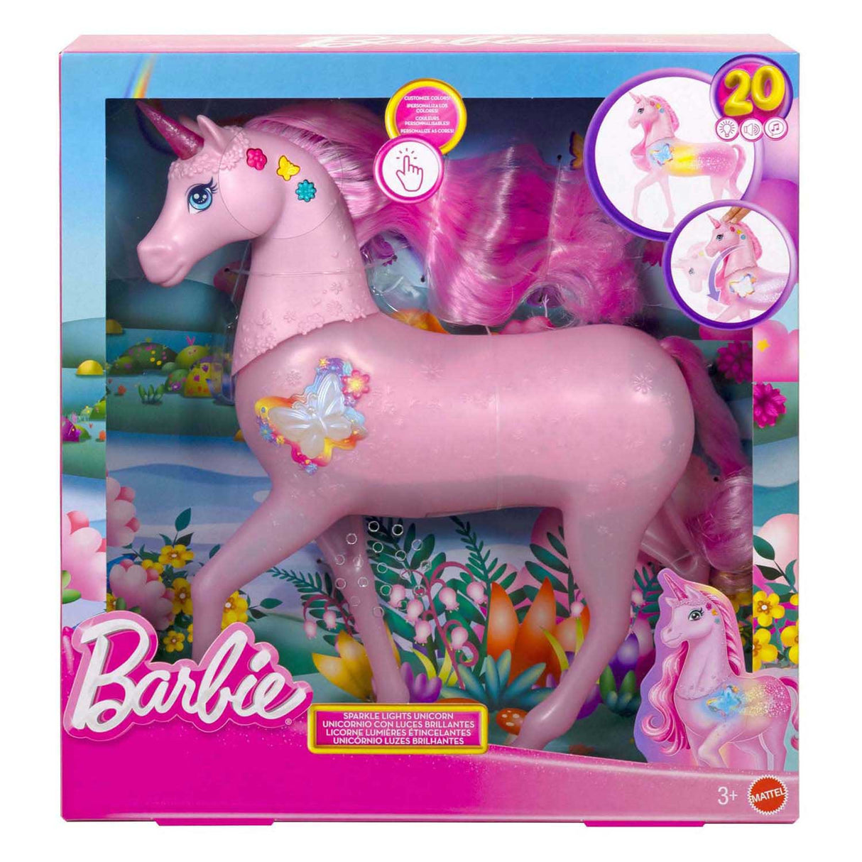 Barbie-Einhorn mit Licht und Sound
