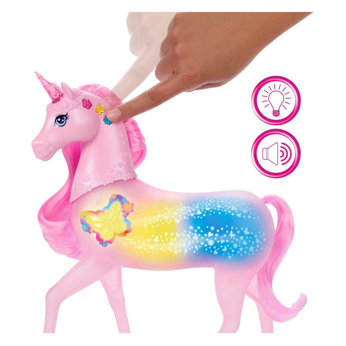 Barbie-Einhorn mit Licht und Sound