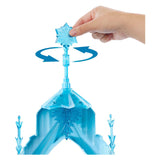 Mattel Disney Frozen Elsas Eispalast – 5 Spielbereiche mit Rutsche, Balkon und Olaf – 75 cm