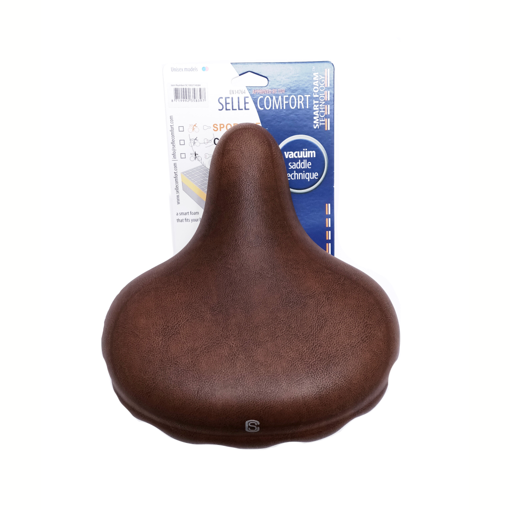 SELLE COMFOFFIT SELLA SELLA RETRO XL Senza Strop Memory Foam Brown