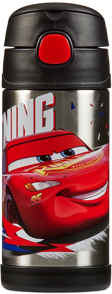 Thermos-Funtainer-Trinkflasche Disney Cars – 350 ml – schwarz