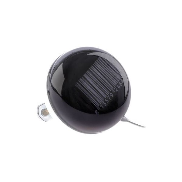 Nv ding dong bel 60mm stipes schwarz mit barcode card