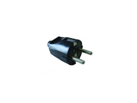 PVC Stecker 230V Edge Pin Earth - ohne Verkaufsverpackung