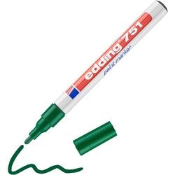 Lakmarker 751 edding 4-751004 1-2mm groen ronde punt