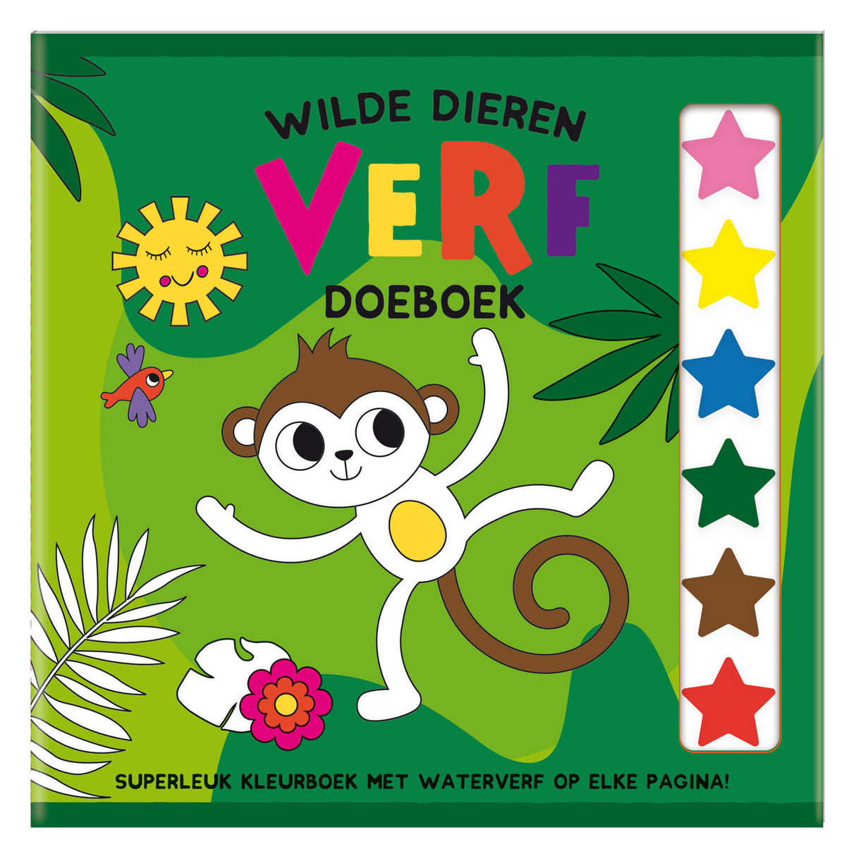 Aktivitätsbuch zum Malen von Wildtieren