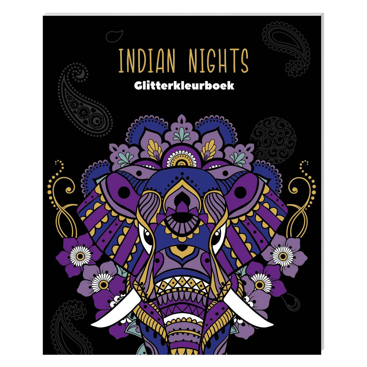 Glitzer-Malbuch Indianernächte