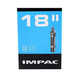 IMPAC INTER TUBE (di Schwalbe) DV18 18x1,75 2.35 Etro 47 57-355, valvola: Blitz Holland 26mm