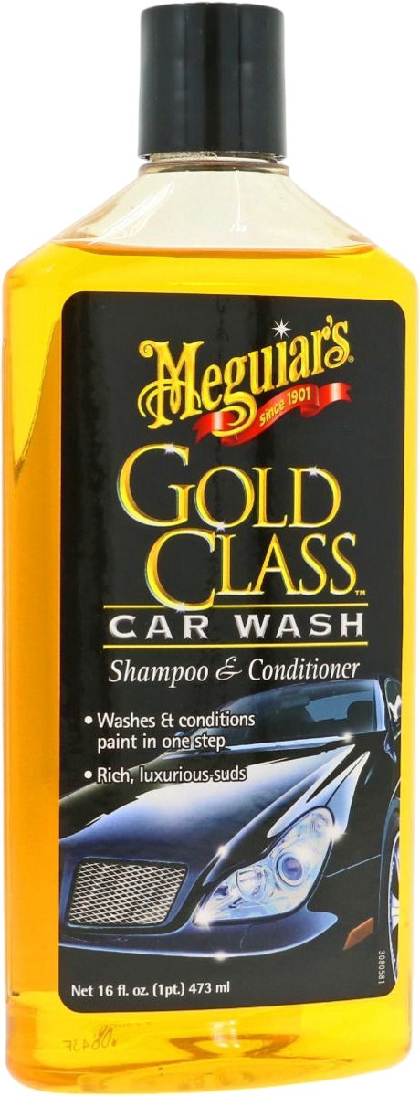 Meguiar's Meguiar's Gold Class Autowasch-Shampoo-Conditioner – 473 ml – Luxus-Auto-Shampoo – Tiefenreinigung