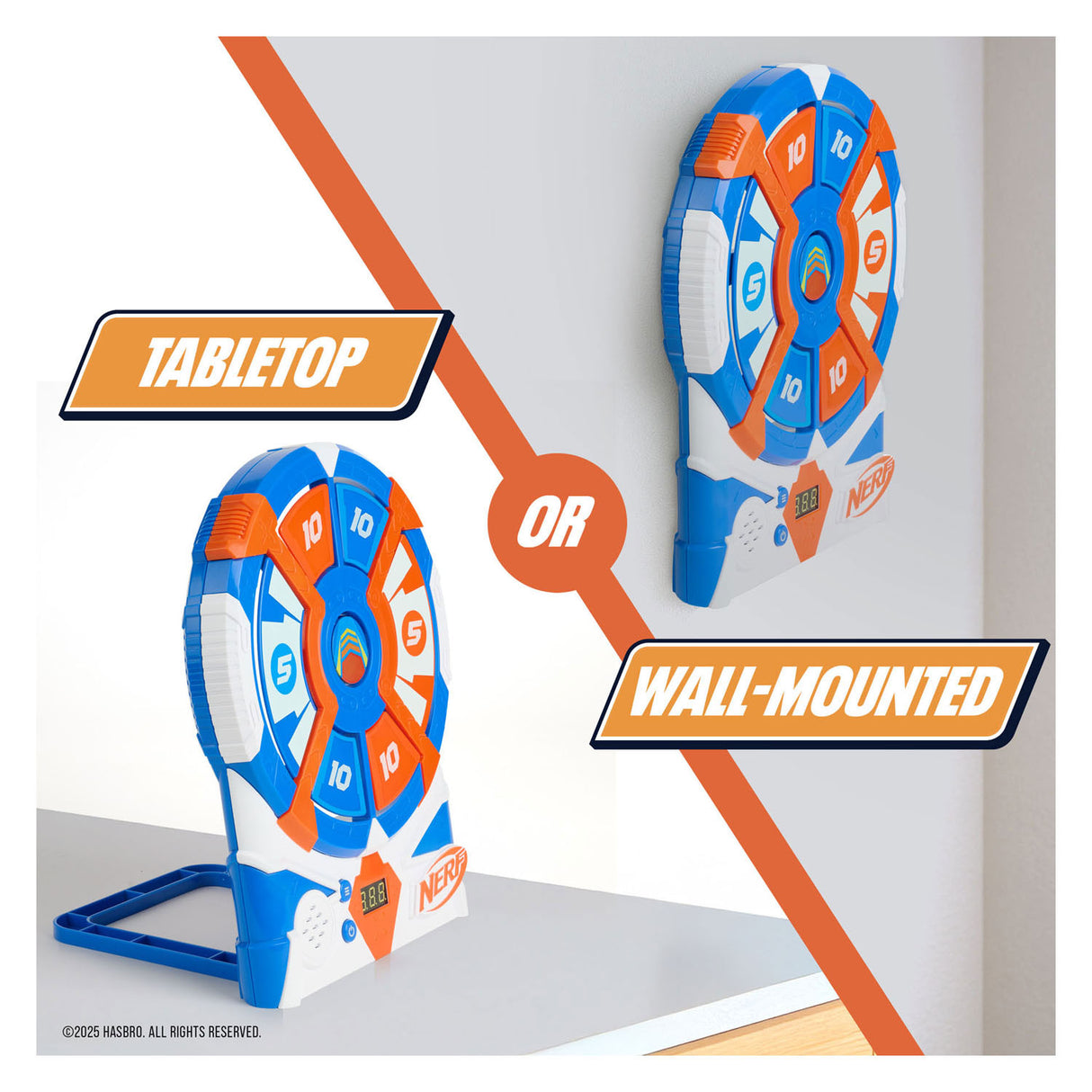 Hasbro Nerf Bullseye elektronisches Zielkern-bewegliches Schießziel
