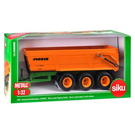 Siku 2892 Joskin 3-Rad-Anhänger mit Kippkasten 1:32