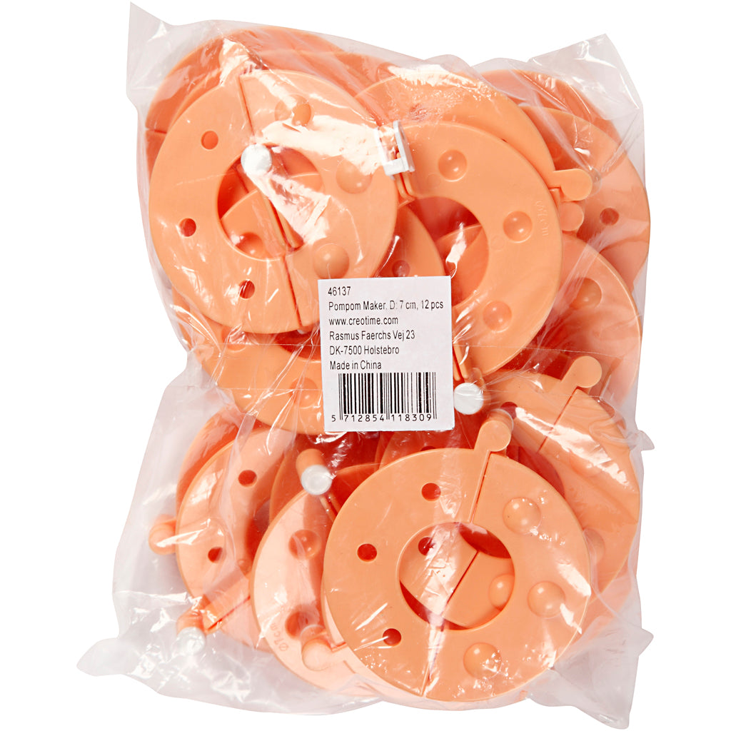 Creativ Company - Creativ Company - POM -POM MAKER 12 Teile Orange