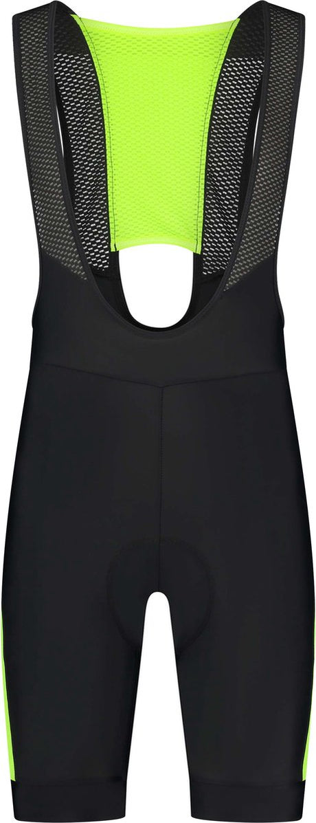 Rogelli tyro ii korte fietsbroek - met bretels - heren - geel, zwart - maat s