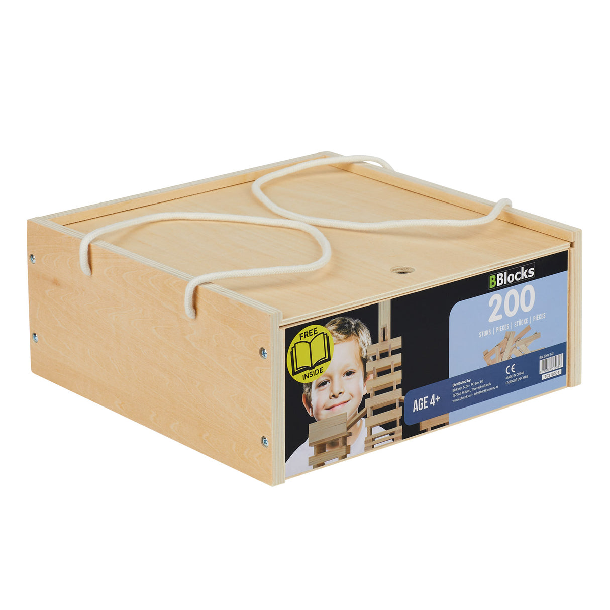 BBlocks Building Boards in Storage Box, 200dlg.