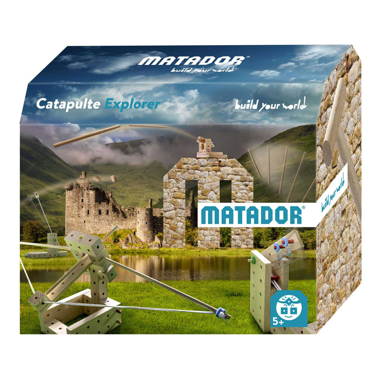 Matador Explorer Catapulte Construction Set Wood, 60dlg.