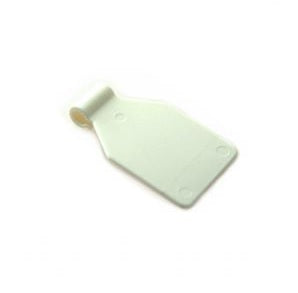 Slatwall Price Shield Plastik Weiß für Tego Hook Doppelte geschlossen (Art. 4629 4630)