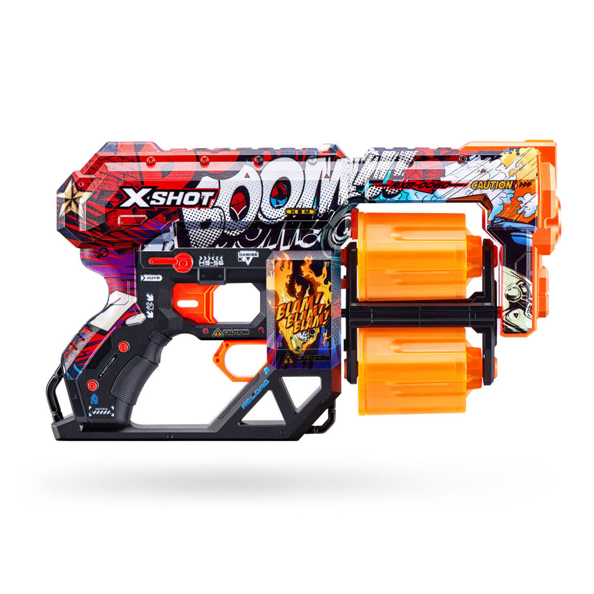 Zuru X-Shot Skins redoute avec 12 fléchettes