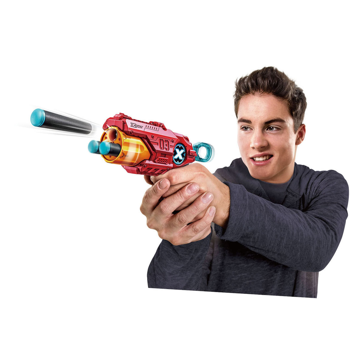 Pistolet zuru x-shot dart avec 8 flèches