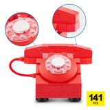Zuru Max Premium Retro-Telefonbauset in Überraschungskugel – 141-tlg.