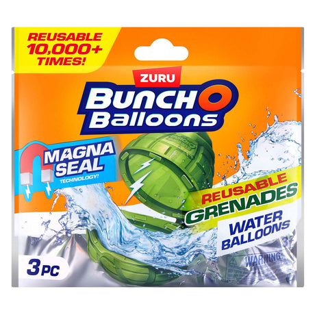 Zuru Bunch-o-Ballons wiederverwendbare magnetische Wassergranaten, 3er-Pack