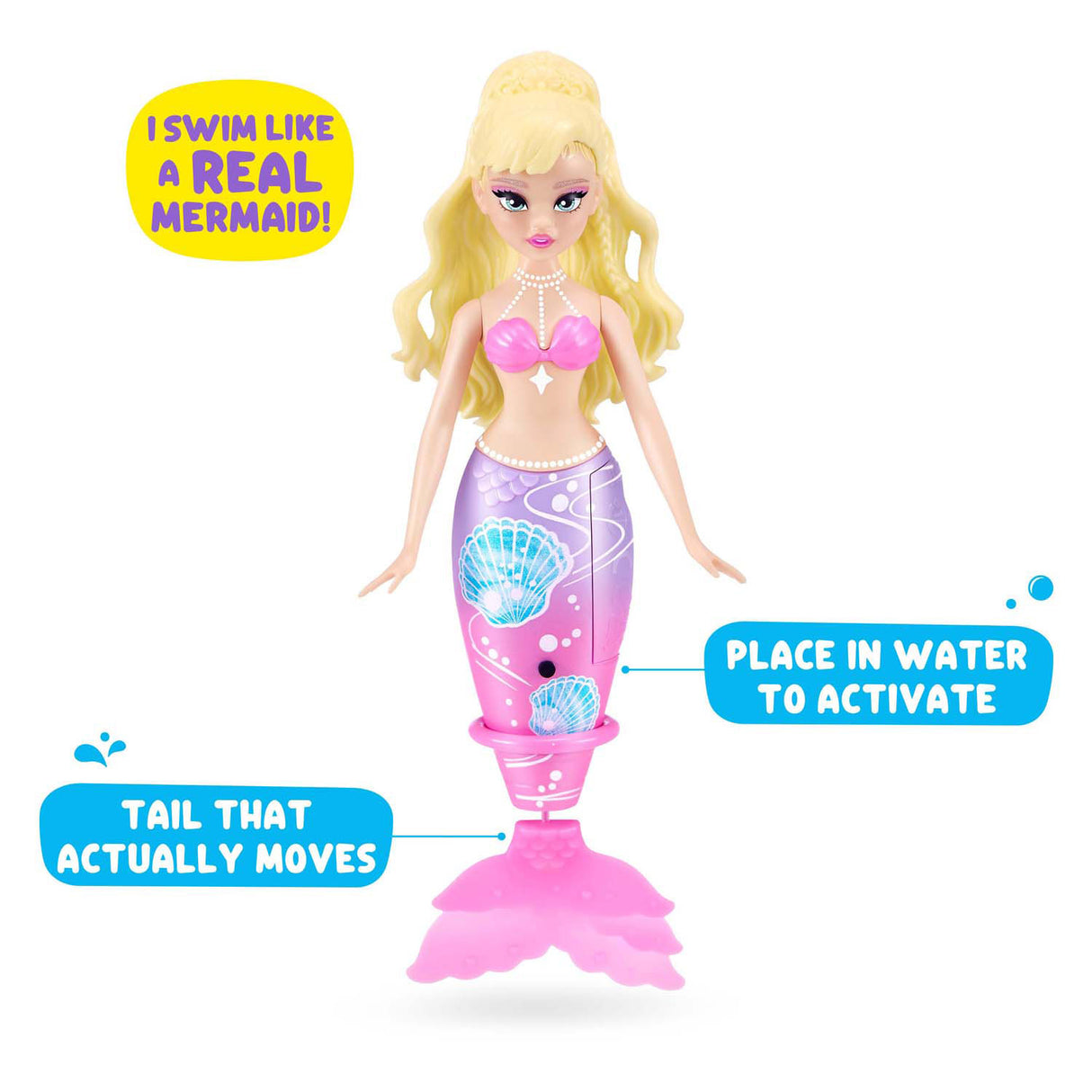 Zuru zeemeermin speelgoed pets alive zwemmende zeemeermin waterpret.