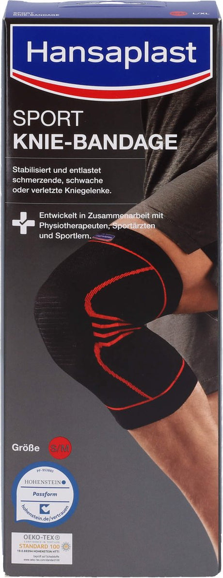 Elastoplast Performance Sports Kniebandage – Kniebandage – Kniebandage – Kniebandage – Einheitsgröße – Schwarz – 1 Stück