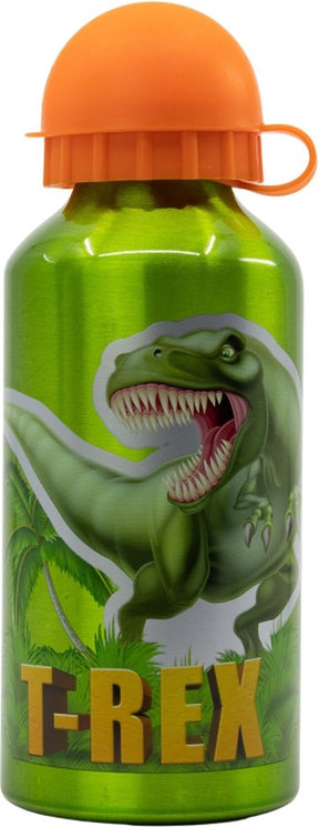 Stor Aluminiumflasche 400 ml | Dinosaurier