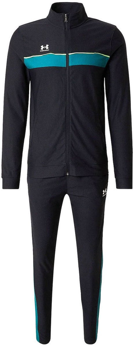 Under Armour UA B Challenger Tracksuit-Blk Jungen-Trainingsanzug – Schwarz – Weiß