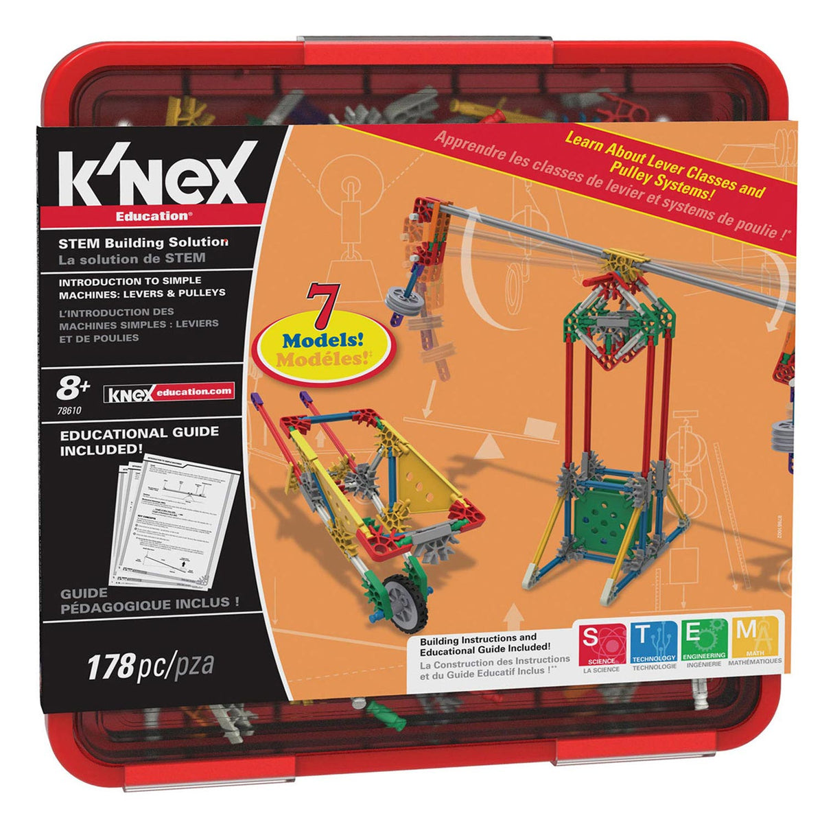 K'nex education building solutions, 178pcs